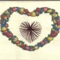 Handmade Embroidered Heart Cards