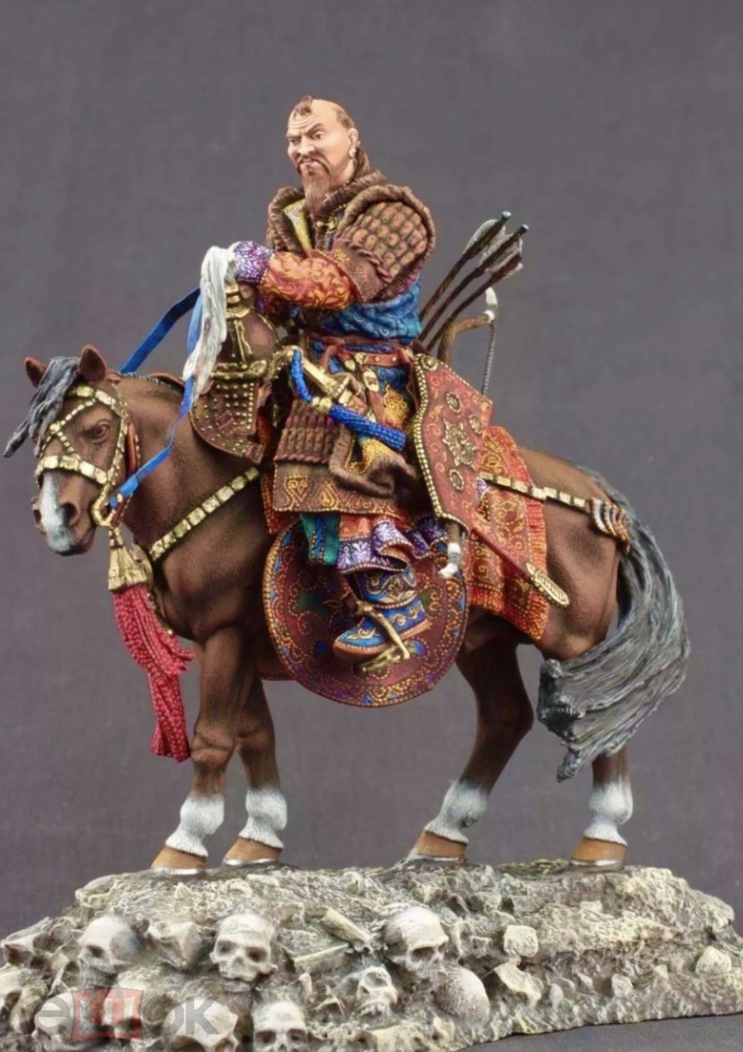 Tin toy soldier 90 mm.Superb Elite Luxury Painting.