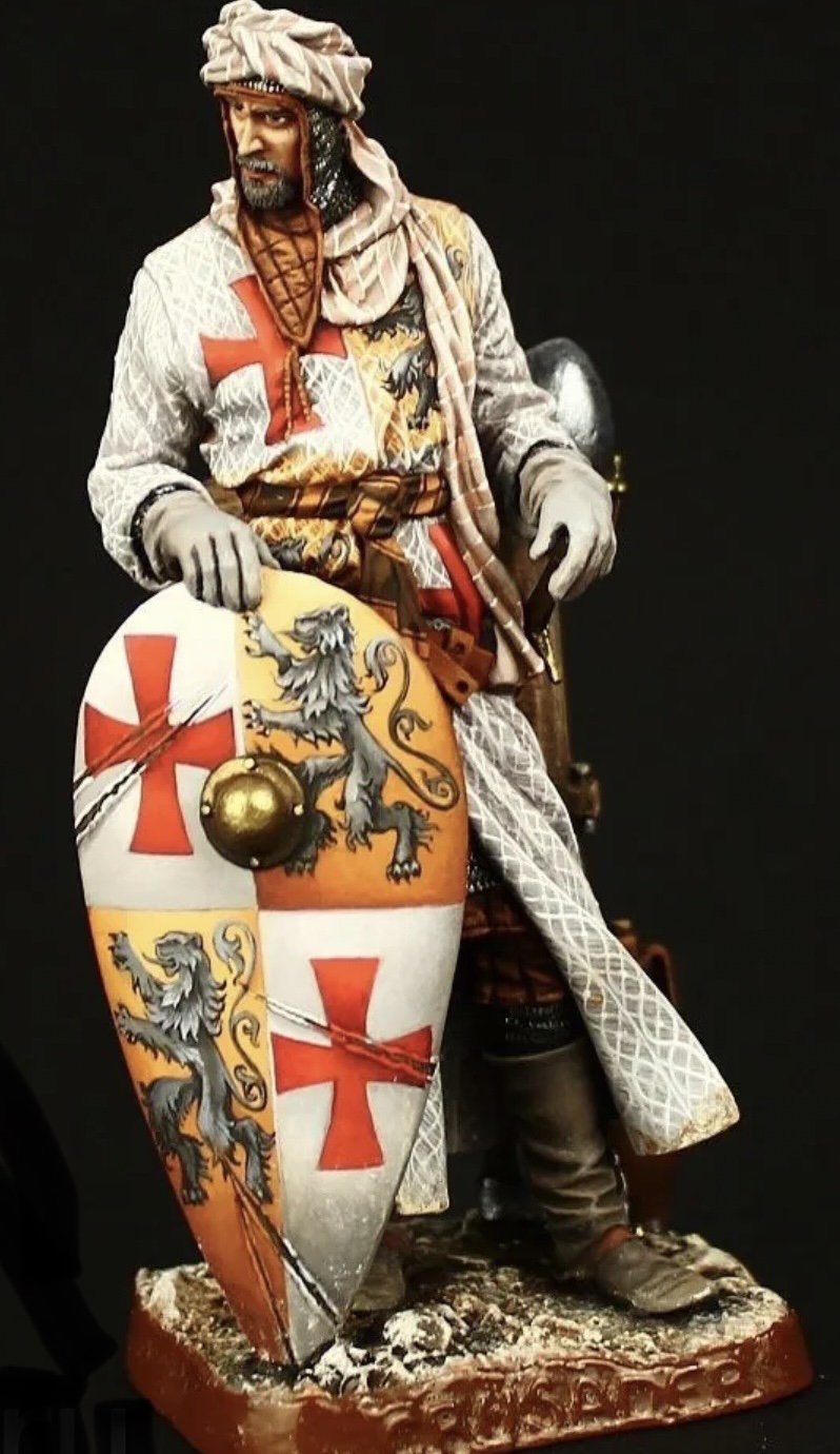 Tin toy soldier 90 mm.Superb Elite Luxury Painting.