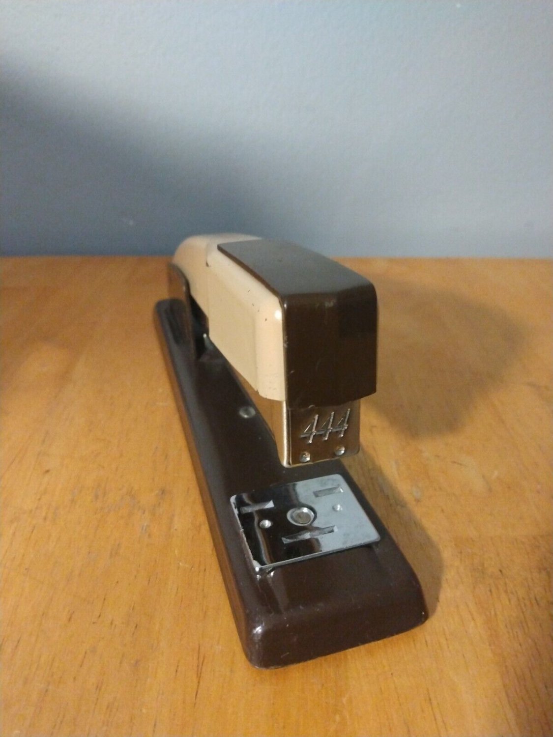 Vintage Swingline Stapler Tan / Brown 444 USA