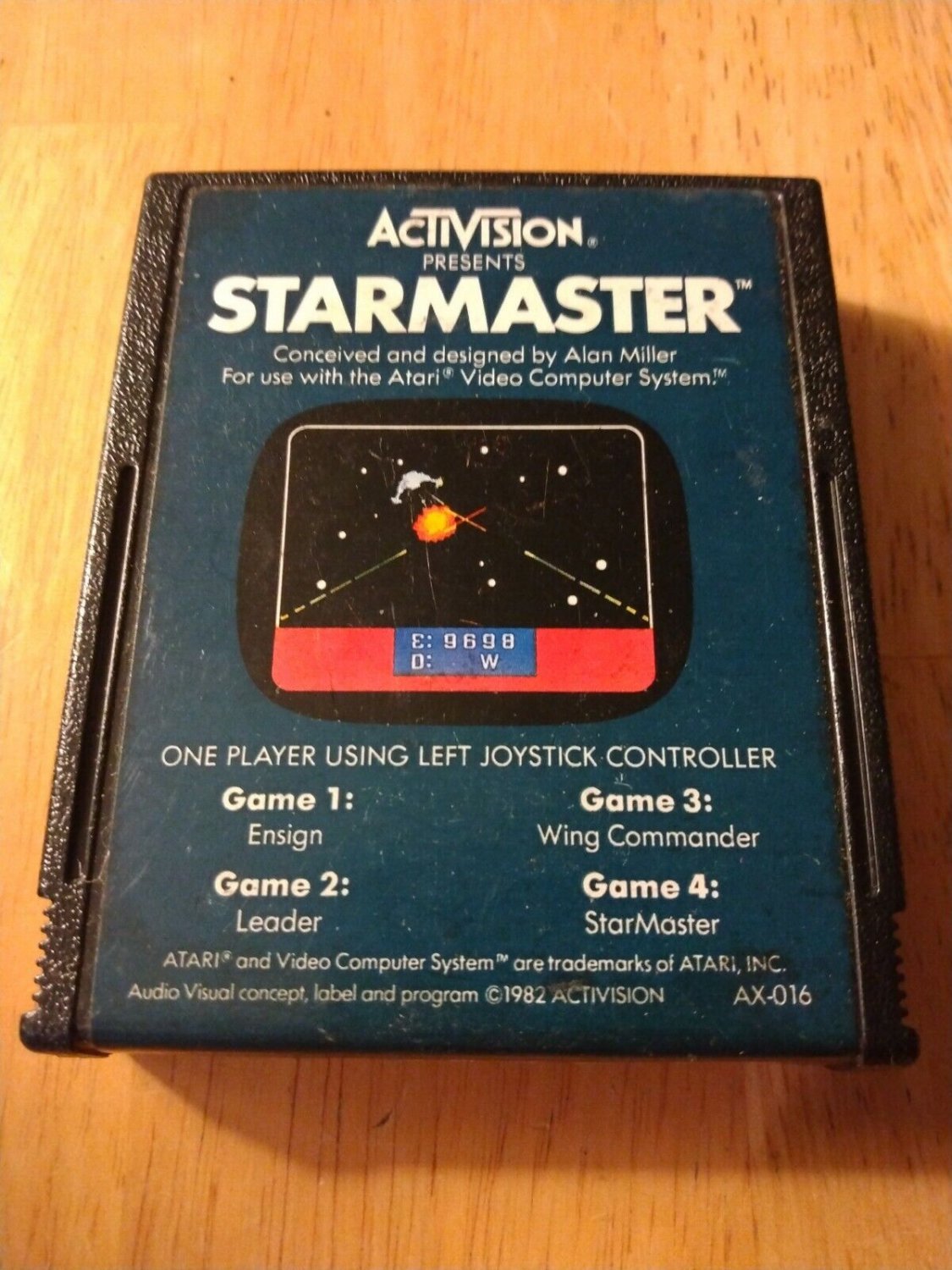 STARMASTER Atari 2600 Game Cartridge