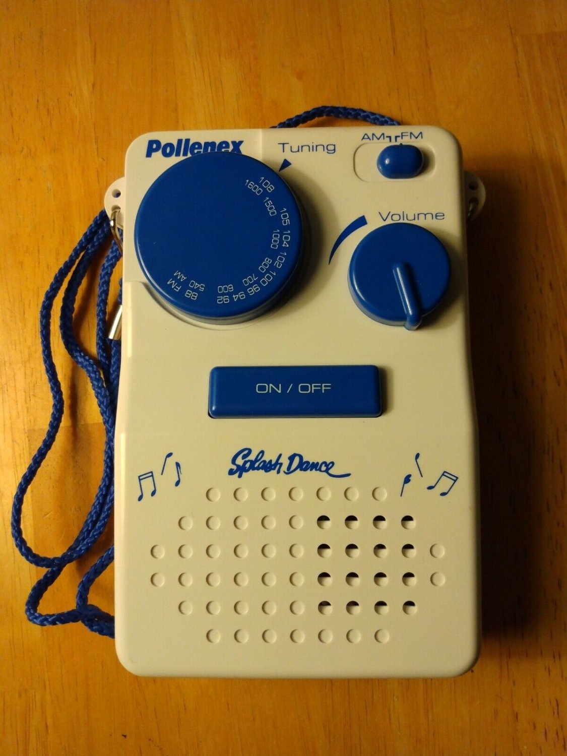 Vintage Pollenex Splash Dance AM FM Shower Radio SR10 NEW