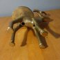 Vintage Metal Pillar Candle Holder Deer Reindeer 8.5" Tall
