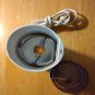 Vintage Krups Fast One Touch Coffee Bean Mill Grinder Type 203 B White Works