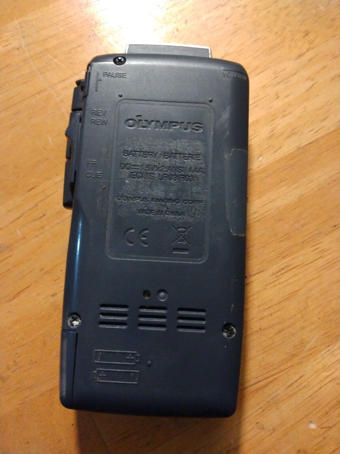 Olympus Pearlcorder J300 Microcassette Recorder PARTS ONLY