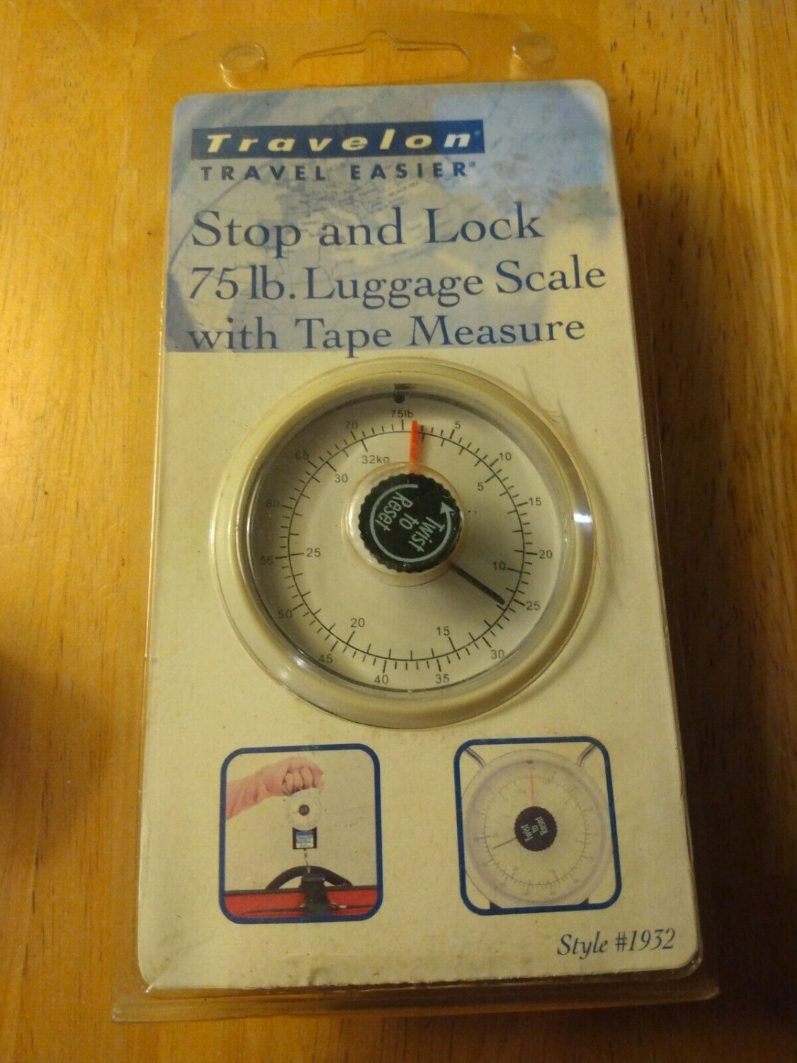 Travelon Stop and Lock 75lb. Luggage Scale