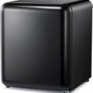 1.7 Cu.Ft Retro Black Mini Fridge w/Freezer Removable Shelves Refrigerator Home