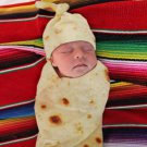 Burrito Baby Blanket Flour Tortilla Swaddle Blanket Sleeping Swaddle Wrap Hat