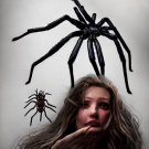 A Blonde Attaked By Spiders