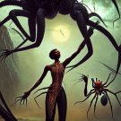 Abstract spider/woman