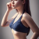 Asian Beauty In Two-Piece Blue