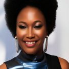 Gorgeous Black Woman In Sleeveless Blue