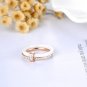 Unique Handmade Ceramic Crystal Rings for Women, Girls, Gold Stainless Steel | CZ Stones Rings