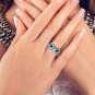 Unique Handmade Hand Crafted Adjustable Owl Ring Stunning Blue Eye Detail Bird Lover