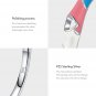 Modian 925 sterling silver ring Heart Rainbow Colour Enamel gift Ring For Women Cocktail Party Charm