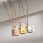 Personalized Locket Necklace, Small 3D Envelope Locket, Letter Locket, Pendants necklaces