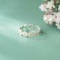 Daisy Flower Rings For Women Sweet Cute Flower Finger Ring Wedding Fine Jewelry Gift
