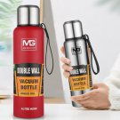 Stainless Steel Thermos Portable Vacuum Flask Insulated Tumbler with Rope & Bag