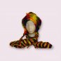 Rainbow Hat and Scarf