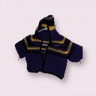 Tri. Colored, children’s cardigan.