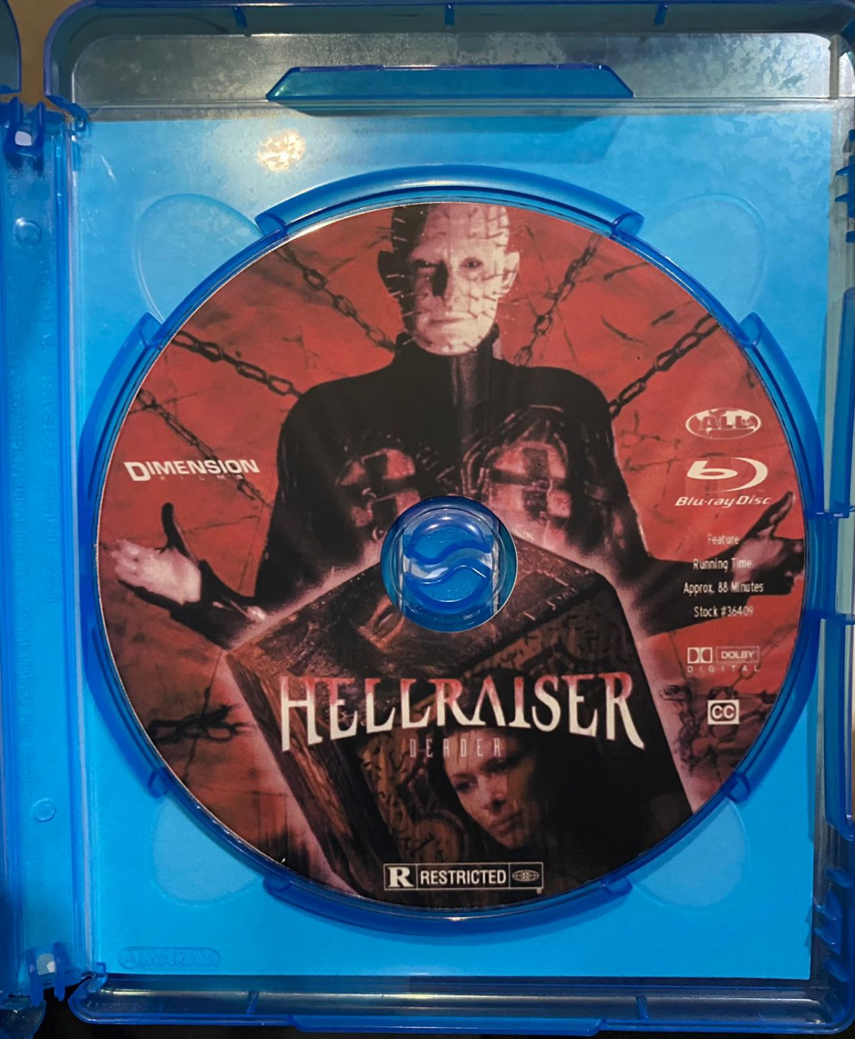 Hellraiser VII Deader Blu-Ray - Region Free, 1080p HD
