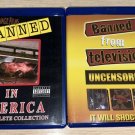 BLU-RAY: BANNED IN AMERICA + BANNED ON TV - THE COMPLETE COLLECTION! 3 Discs - Region Free