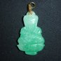 Green Jade 2-sided Guan Yin Pendant Quan Am Kwan