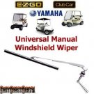 EZGO, Club Car, Yamaha Golf Cart Universal Windshield Wiper Manual