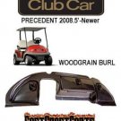 Club Car Precedent Golf Cart Dash Cover 2008.5'-Newer WOODGRAIN BURL
