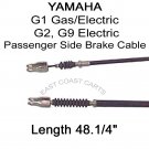 Yamaha G1 Golf Cart or G2, G9 Electric PASSENGER SIDE Brake Cable J56-F6351