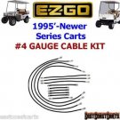 EZGO Series Golf Cart # 4 Gauge 600 volt Cable Set