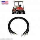 Club Car Precedent Golf Cart 12 volt Batteries # 2 Gauge Battery Cable Kit (3)