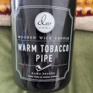 Dw home candle warm tobacco pipe wooden wick