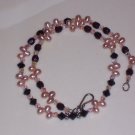 Pearls Swarovski and Sterling Silver Necklace
