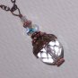 Acorn Pendant on 18 inch antiqued copper brass chain