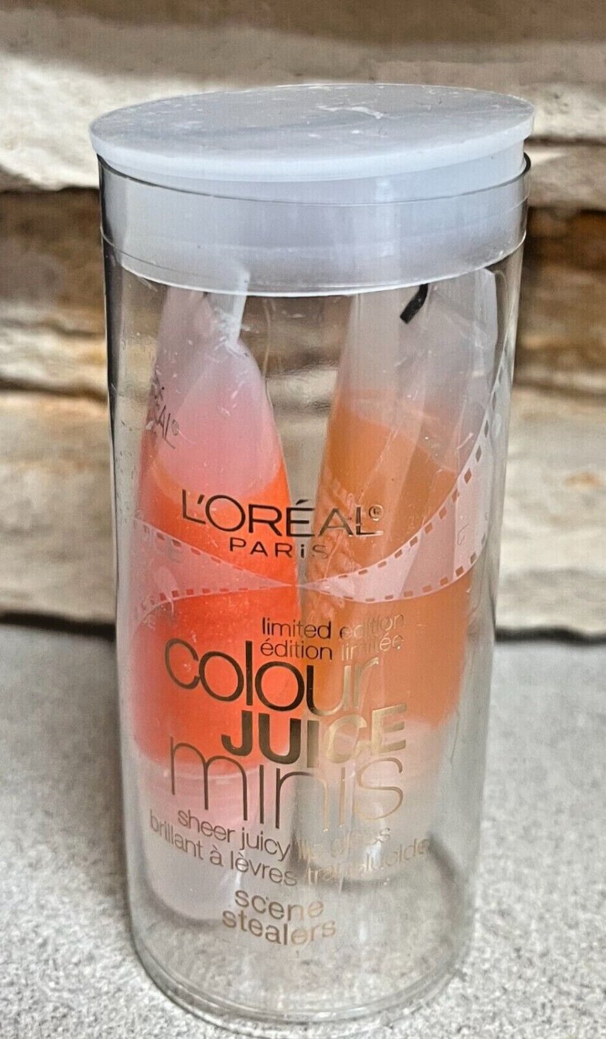 L'Oreal Paris COLOUR JUICE MINIS Sheer Juicy Lip Gloss Duo SCENE