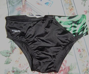 Speedo Racing Swim Suit Briefs, Xtra Life Swimsuit, Men's Sz. 32; NWT!