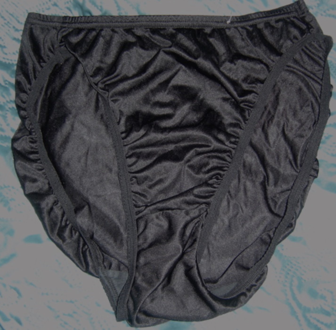 Vanity Fair Hi Cut Silky Nylon Panties Sz 5 Sexy 