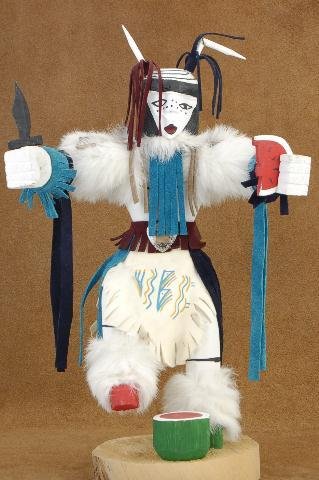 clown kachina native doll american only