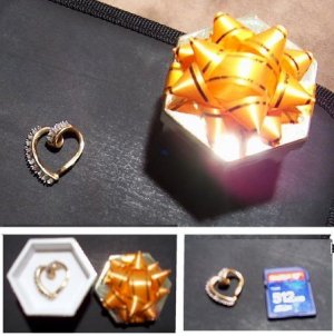 DIAMOND FLOATING HEART PENDANT