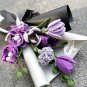 Purple Phalaenopsis Crochet Bouquet