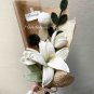 White Lily Tulip Crochet Bouquet