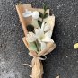 White Lily Tulip Crochet Bouquet