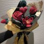 Love Red Rose Crochet Bouquet