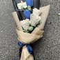 eige + Blue Fresh & Clean Crochet Bouquet