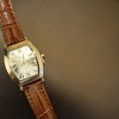 NEW SKC China Movement Stainless Steel Quartz Ladies Wrist Watch Brown Band