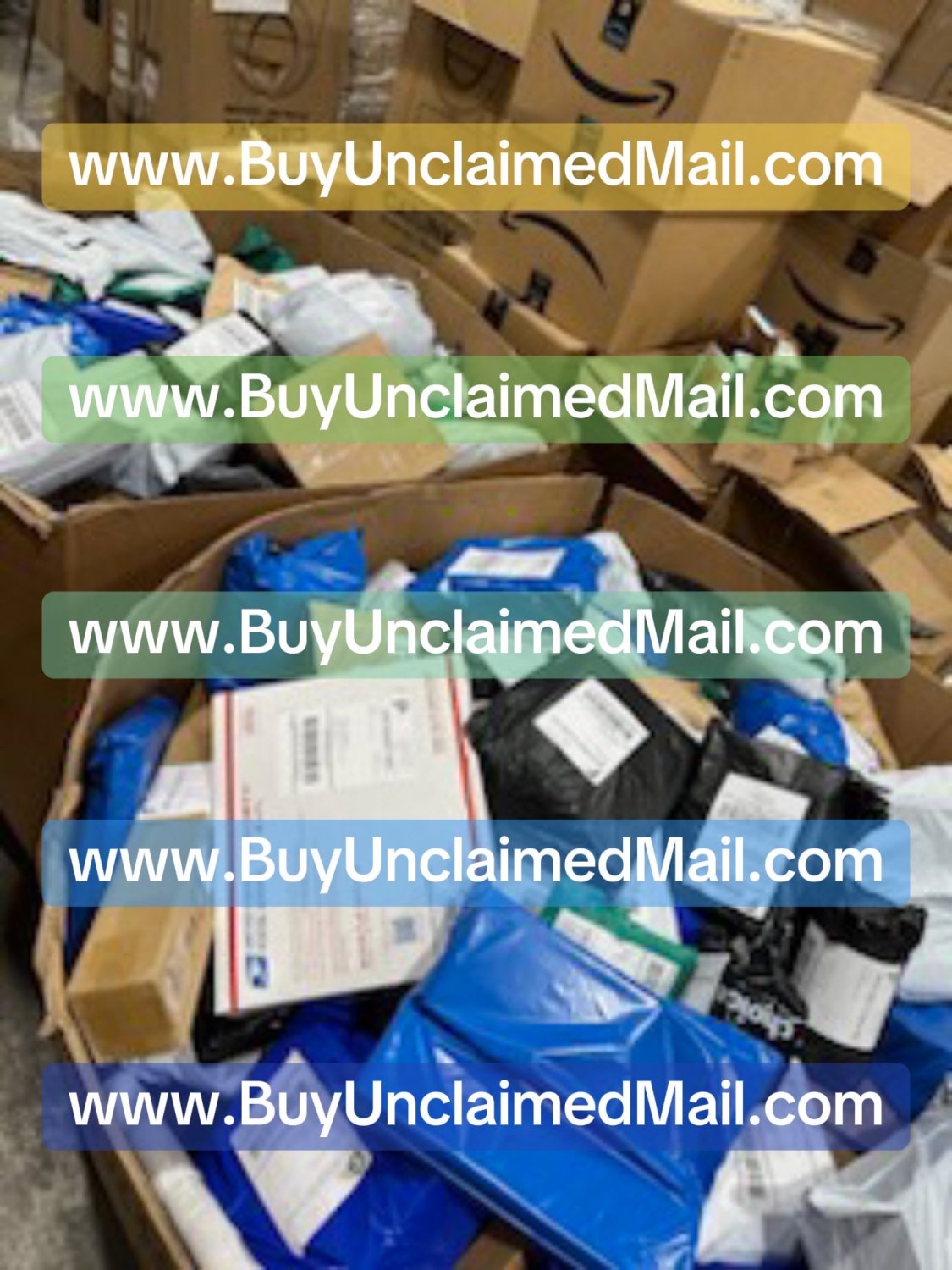 10 Unclaimed Mail Packages (Premium)