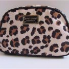 BETSEY JOHNSON LARGE LOAF COSMETIC BAG Leopard BM 18670 NEW WITH RETAIL TAG