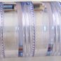 Clear Double Threaded Stackable Jar Tower of 5 with Lid Holds 3 gm Each Jar