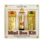 THE NAKED BEE ORANGE BLOSSOM MINI BEE KIT, LOTION, LIP BALM & HAND SANITIZER BOX